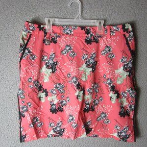 ROHNISCH WOMEN'S GOLF TENNIS SKORT PINK BLACK BLUE SIZE 44 XL POLYESTER